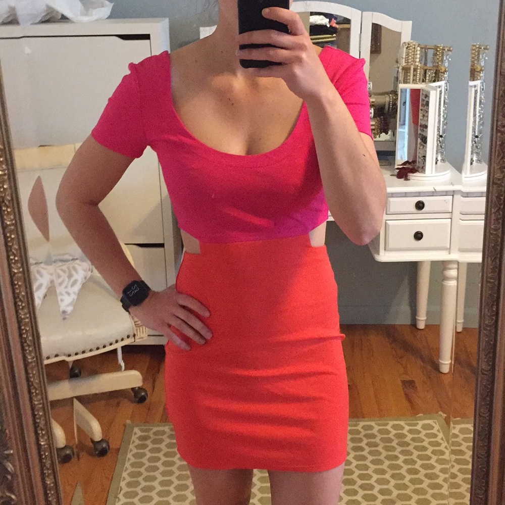 Urban outfitters mini dress with side cut outs